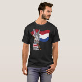T-shirt Drapeau hollandais de Pays-Bas (Devant entier)