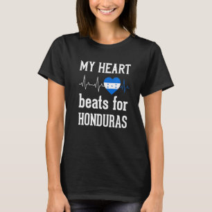 T-shirt Drapeau Honduras Catracho Dna Hondureños Tegucigal