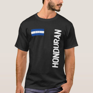 T-shirt Drapeau Hondurien Et Racines Honduriennes