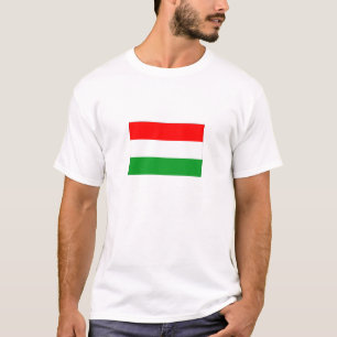 T-shirt Drapeau Hongrie