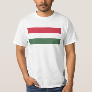 T-shirt Drapeau Hongrie