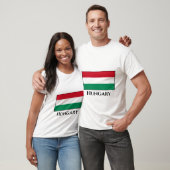 T-shirt Drapeau hongrois (Unisexe)
