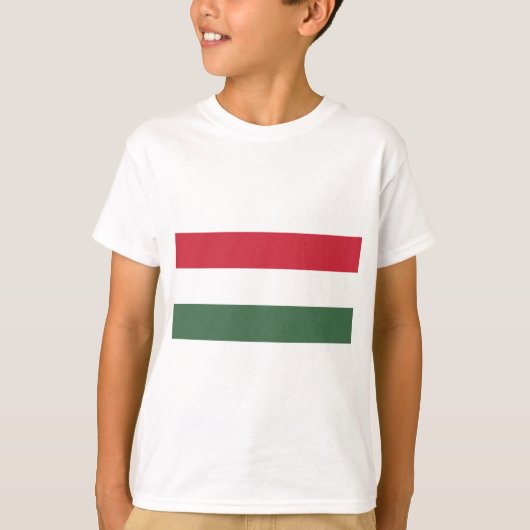 T-shirt Drapeau hongrois (Devant)