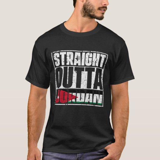 T-shirt Drapeau Hors Jordanie (Devant)