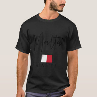 T-shirt Drapeau - Île Malte