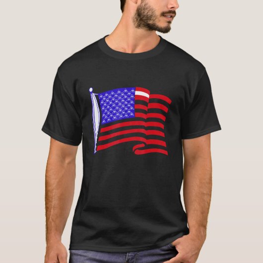 T-shirt drapeau illuminati (Devant)