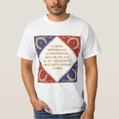 T-shirt Drapeau impérial de garde (Devant)