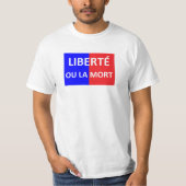 T-shirt drapeau indépendantiste haïtien (1803) (Devant)