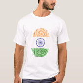 T-shirt Drapeau indien (Devant)