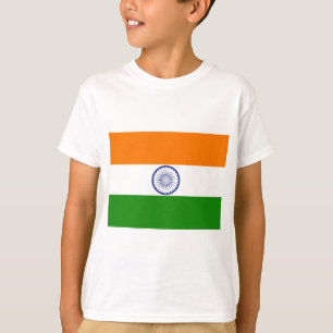 T-shirt Drapeau indien