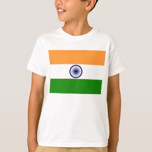 T-shirt Drapeau indien