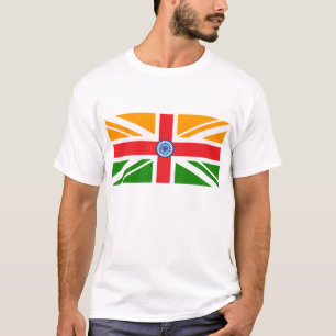 T-shirt Drapeau indien anglo