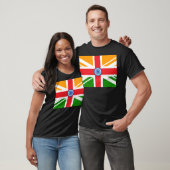T-shirt Drapeau indien anglo (Unisexe)
