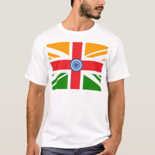 T-shirt Drapeau indien anglo