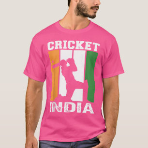 T-shirt Drapeau indien de l'équipe Inde de cricket Jersey