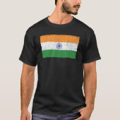 T-shirt Drapeau indien Hindustani 8 (Devant)