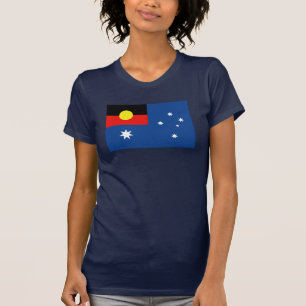 T-shirt Drapeau indigène de l'Australie