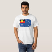 T-shirt Drapeau indigène de l'Australie (Devant entier)