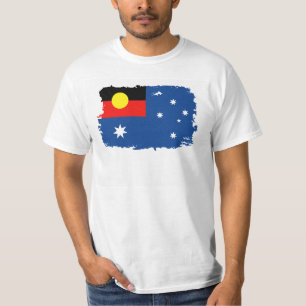 T-shirt Drapeau indigène de l'Australie