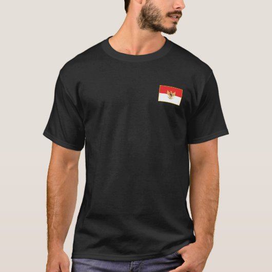 T-Shirt Drapeau Indonésie (Devant)