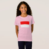 T-Shirt Drapeau Indonésie (Devant entier)