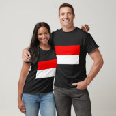 T-shirt Drapeau indonésien (Indonésie) (Unisexe)