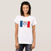 T-shirt Drapeau Iowa (Devant entier)
