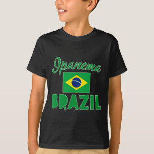 T-shirt Drapeau Ipanema Beach Rio Brésil