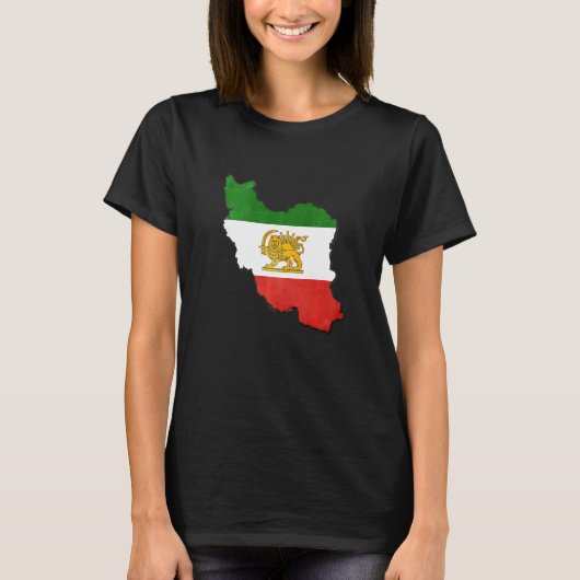 T-shirt Drapeau Iran (Devant)