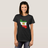 T-shirt Drapeau Iran (Devant entier)