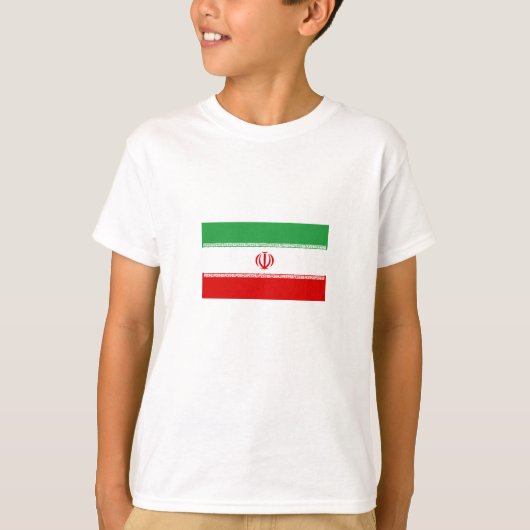 T-shirt Drapeau Iran (Devant)