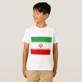 T-shirt Drapeau Iran (Devant entier)