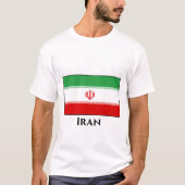 T-shirt Drapeau Iran (Iran) (Devant)