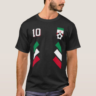 T-shirt Drapeau Iran Retro10 Football Iran Soccer Iran