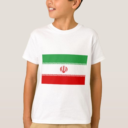 T-shirt Drapeau iranien (Iran) (Persan) (Devant)