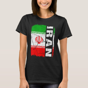 T-shirt Drapeau iranien vintage L'Iran, fierté du patrimoi