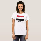 T-shirt Drapeau Iraq (Devant entier)