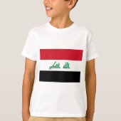 T-shirt Drapeau Iraq (Devant)