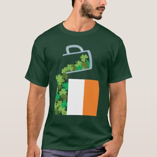 T-shirt Drapeau irlandais (Devant)