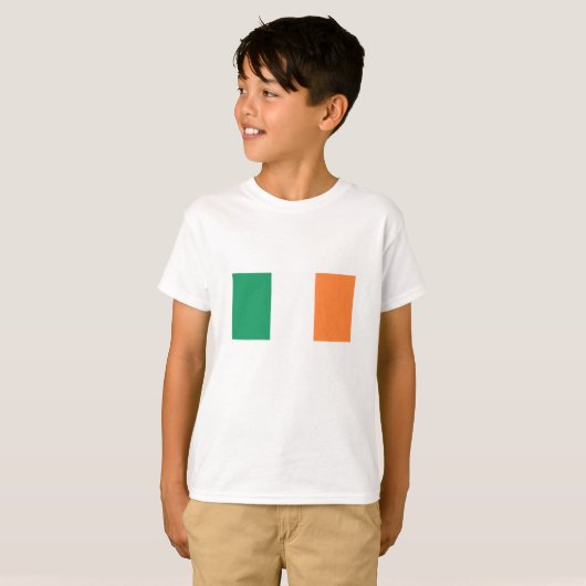T-shirt Drapeau irlandais (Devant entier)