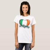 T-shirt drapeau irlandais (Devant entier)