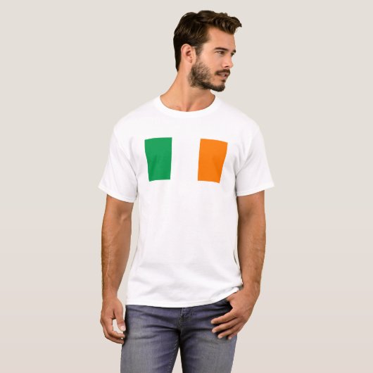 T-shirt Drapeau irlandais (Devant entier)