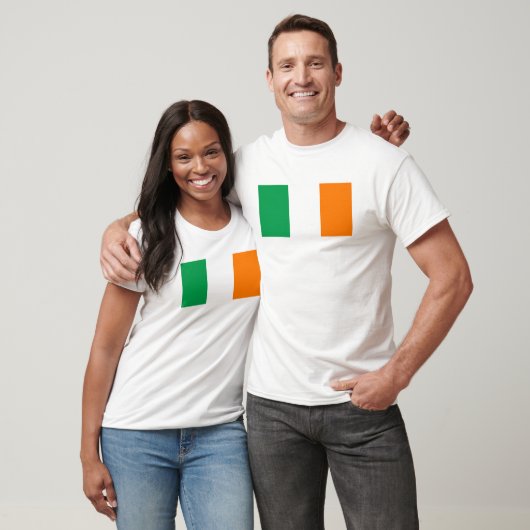 T-shirt Drapeau irlandais (Unisexe)