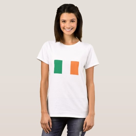 T-shirt Drapeau irlandais (Devant entier)