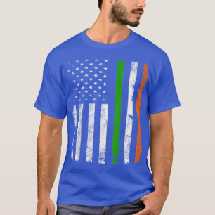 T-shirt Drapeau irlandais américain Drapeau de l'Irlande 