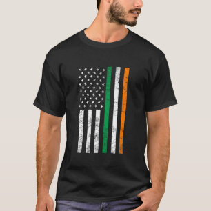 T-shirt Drapeau irlandais américain Irlande Amérique États