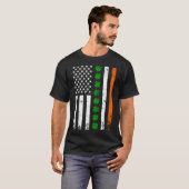 T-shirt Drapeau irlandais américain Irlande Drapeau Saint  (Devant entier)