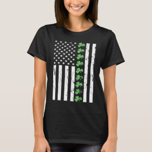 T-shirt Drapeau irlandais américain Irlande St Patrick's D