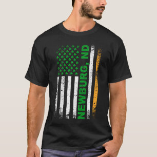 T-shirt Drapeau irlandais américain NEWBURG, ND
