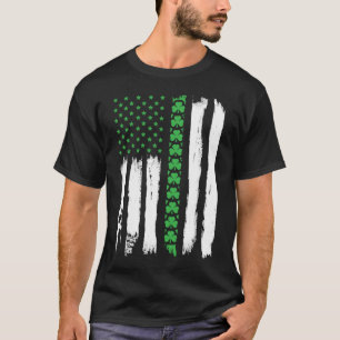 T-shirt Drapeau irlandais américain St Patrick's Day